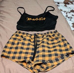 SHEIN Baddie Pajama Set!!